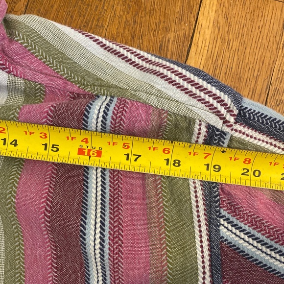 The Territory Ahead Southwestern Textured Cotton Striped Shirt Men’s XXL. - Picture 11 of 14